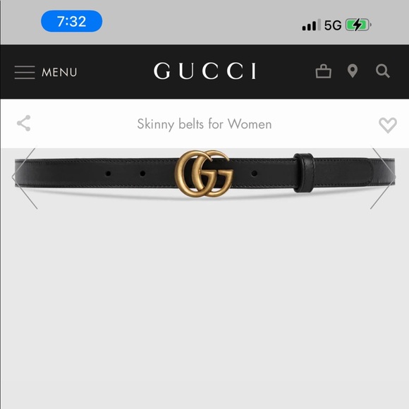 Women’s Authentic Gucci Belt main image 5